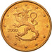 Finland, 5 Euro Cent, 2000, MS(65-70), Copper Plated Steel, KM:100