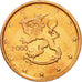 Finlandia, 2 Euro Cent, 2000, Vantaa, MS(65-70), Miedź platerowana stalą