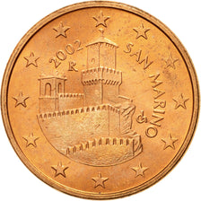 San Marino, 5 Euro Cent, 2002, MS(65-70), Copper Plated Steel, KM:442