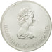 Coin, Canada, Elizabeth II, Jeux Olympiques d'Hiver, 5 Dollars, 1974, Royal