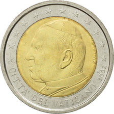 PAŃSTWO WATYKAŃSKIE, 2 Euro, 2002, Rome, MS(63), Bimetaliczny, KM:348