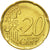 VATICAN CITY, 20 Euro Cent, 2002, MS(63), Brass, KM:345