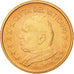VATICAN CITY, Euro Cent, 2002, MS(63), Copper Plated Steel, KM:341