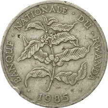 Monnaie, Rwanda, 10 Francs, 1985, British Royal Mint, TTB, Copper-nickel
