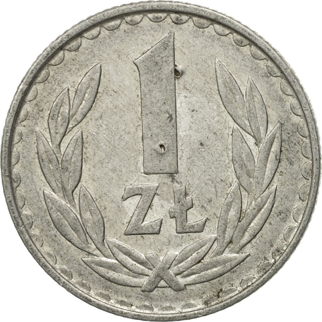Coin, Poland, Zloty, 1985, Warsaw, EF(40-45), Aluminum, KM:49.1