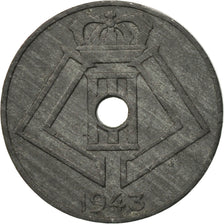 Coin, Belgium, 5 Centimes, 1943, EF(40-45), Zinc, KM:123