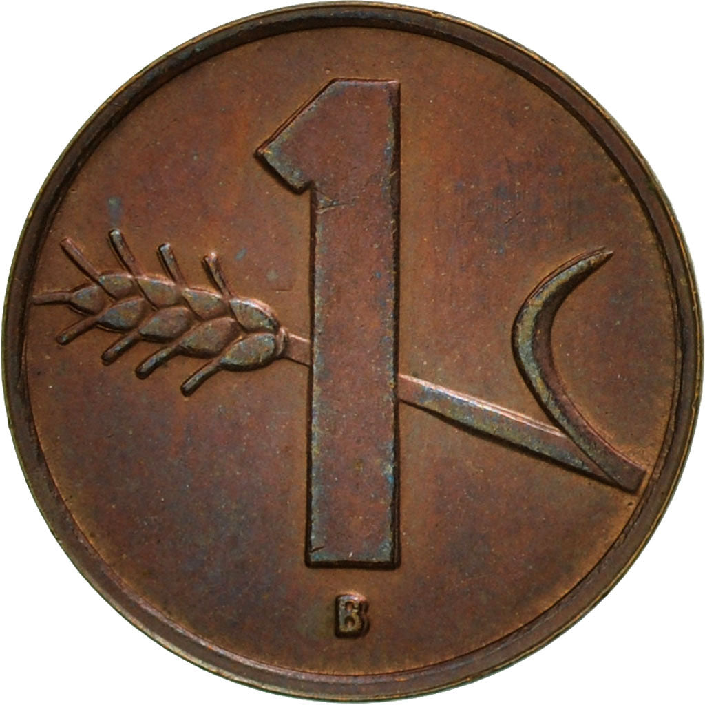 Coin, Switzerland, Rappen, 1949, Bern, MS(63), Bronze, KM:46