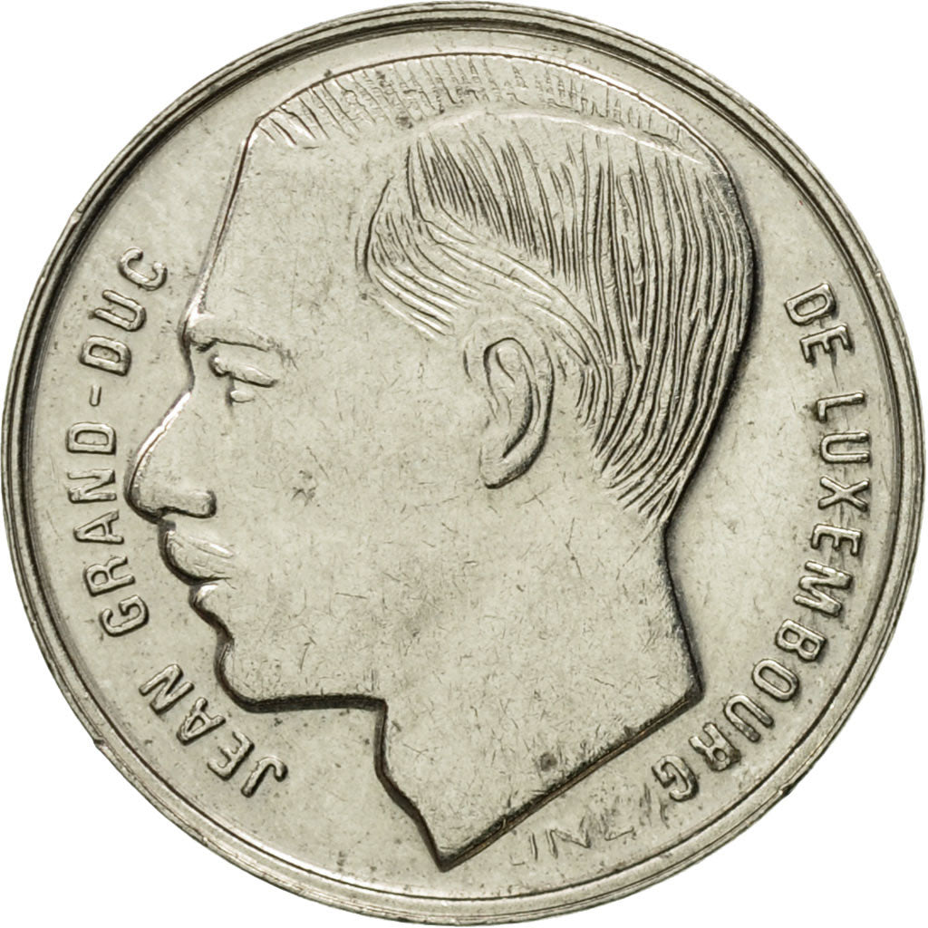 Monnaie, Luxembourg, Jean, Franc, 1990, SPL, Nickel plated steel, KM:63
