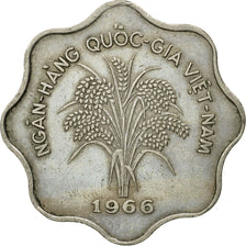 Münze, Vietnam, STATE OF SOUTH VIET NAM, 5 Dông, 1966, UNZ, Copper-nickel