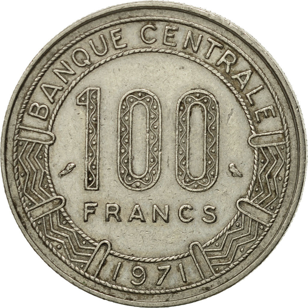 Coin, Congo Republic, 100 Francs, 1971, Paris, EF(40-45), Nickel, KM:1