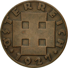 Coin, Austria, 2 Groschen, 1927, MS(63), Bronze, KM:2837