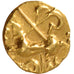 Caletes, 1/4 Stater, AU(55-58), Gold, Delestré #96, 1.91