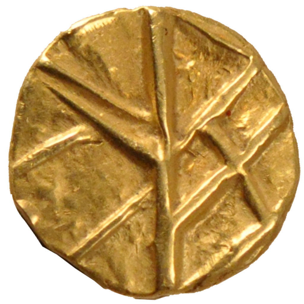 Caletes, 1/4 Stater, AU(55-58), Gold, Delestré #96, 1.91