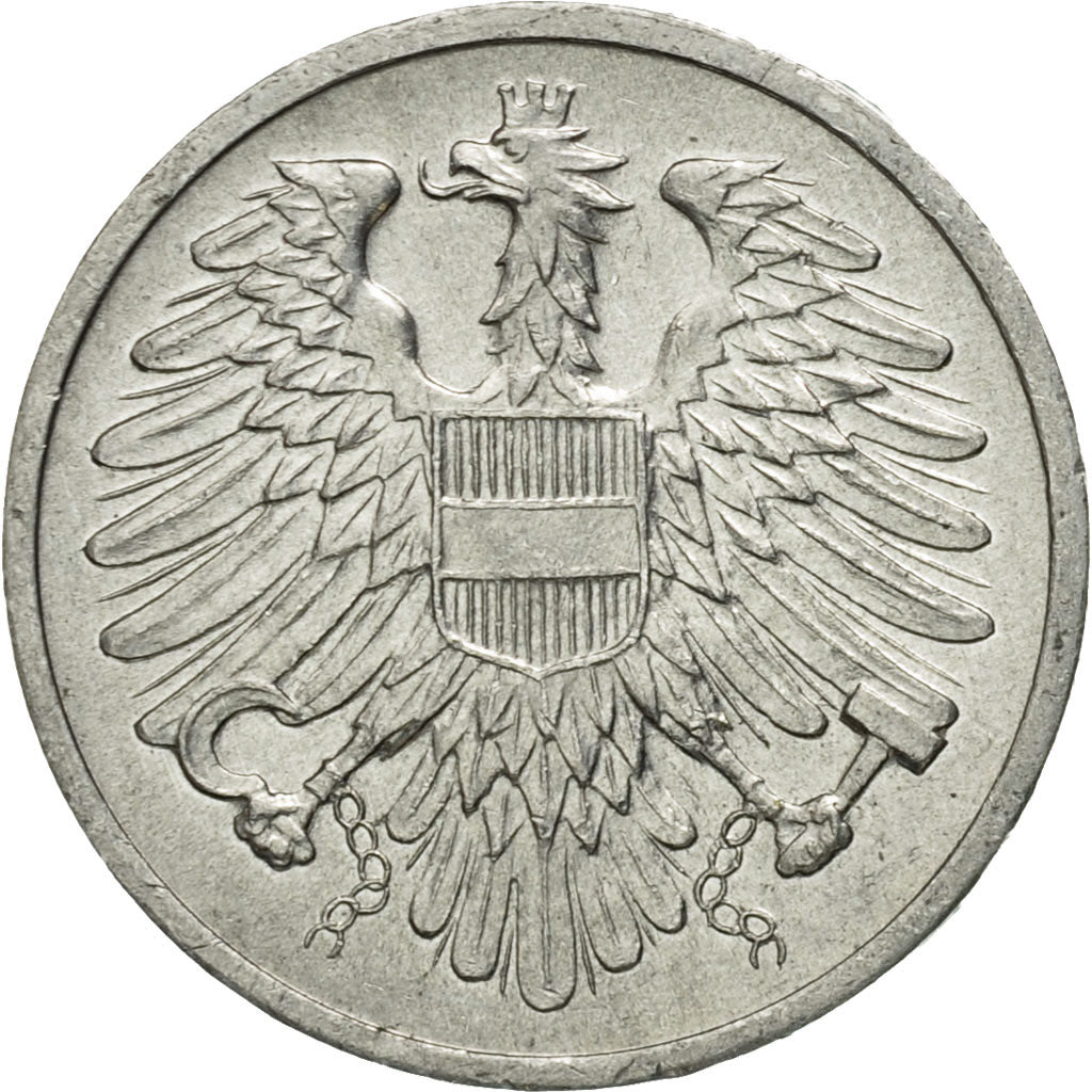 Moneta, Austria, 2 Groschen, 1976, MS(63), Aluminium, KM:2876
