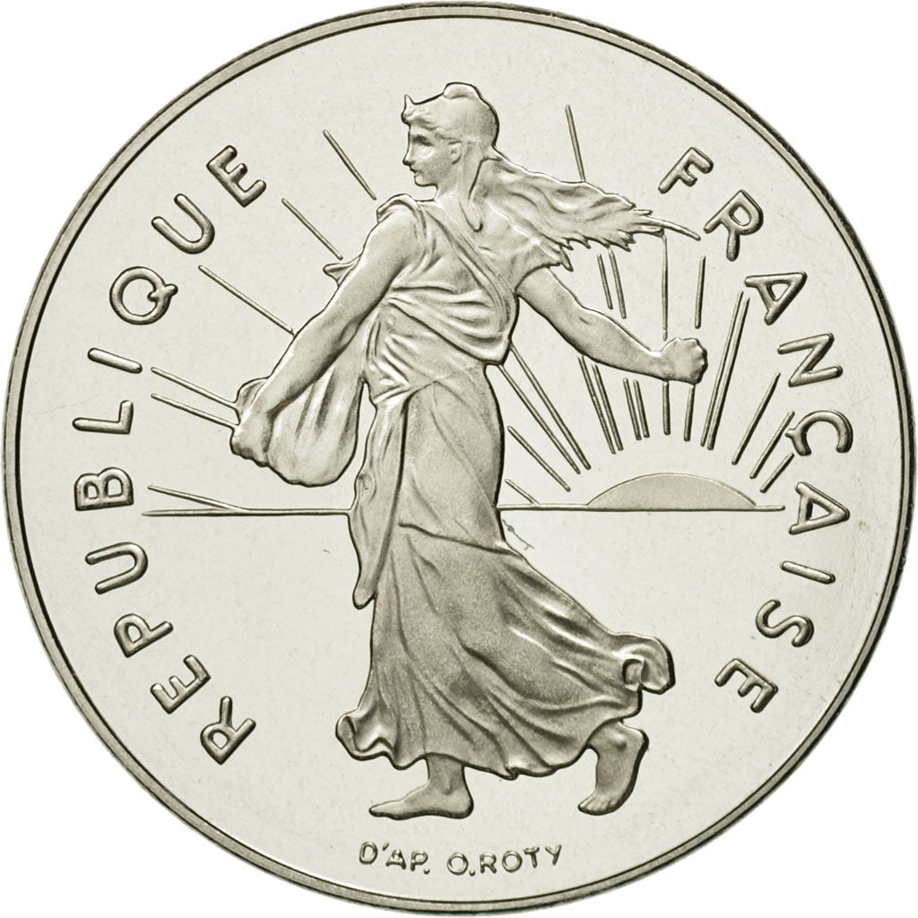 Moneda, Francia, Semeuse, 5 Francs, 2001, Paris, FDC, Níquel recubierto de