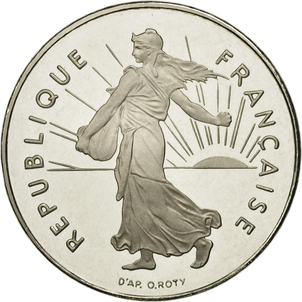 Coin, France, Semeuse, Franc, 2001, Paris, MS(65-70), Nickel, KM:925.2