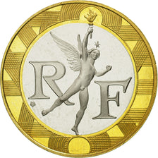 Coin, France, Génie, 10 Francs, 2001, Paris, MS(65-70), Aluminum-Bronze