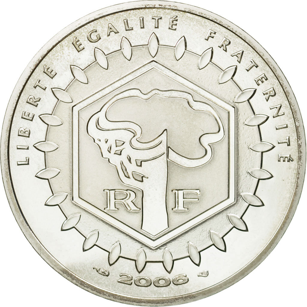 France, 5 Euro, 2006, MS(63), Silver, KM:2010