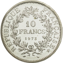 Coin, France, Hercule, 10 Francs, 1973, Paris, MS(63), Silver, KM:932