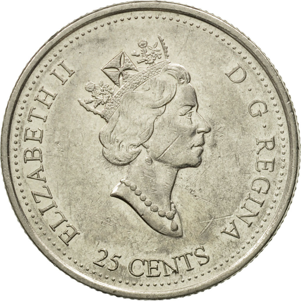 Coin, Canada, Elizabeth II, 25 Cents, 2000, Royal Canadian Mint, Ottawa, MS(63)