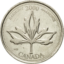 Coin, Canada, Elizabeth II, harmony, 25 Cents, 2000, Royal Canadian Mint