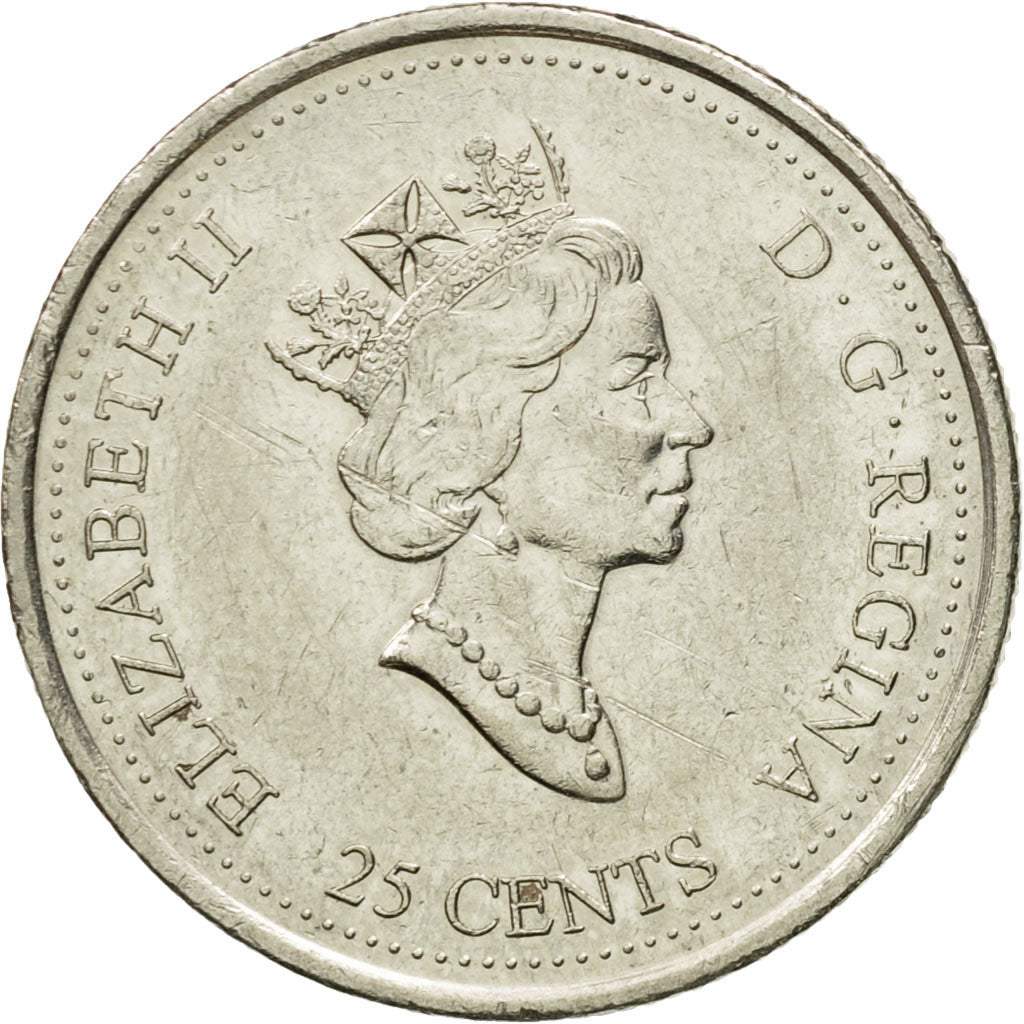 Coin, Canada, Elizabeth II, harmony, 25 Cents, 2000, Royal Canadian Mint