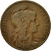 Moneda, Francia, Dupuis, 10 Centimes, 1905, Paris, BC+, Bronce, KM:843