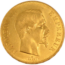 Monnaie, France, Napoleon III, Napoléon III, 100 Francs, 1858, Paris, TTB+, Or