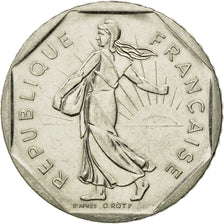 Münze, Frankreich, Semeuse, 2 Francs, 1983, VZ, Nickel, KM:942.1, Gadoury:547