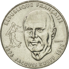 Moneta, Francia, Jacques Rueff, Franc, 1996, BB, Nichel, KM:1160, Gadoury:481
