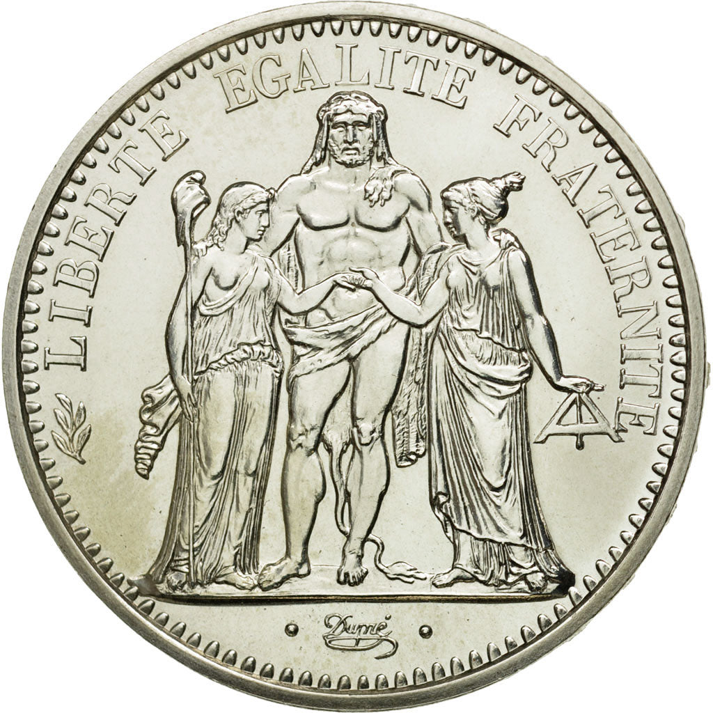 Coin, France, Hercule, 10 Francs, 1971, Paris, MS(63), Silver, KM:932