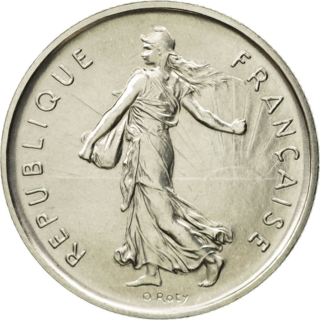 Coin, France, Semeuse, 5 Francs, 1971, Paris, MS(63), Nickel Clad Copper-Nickel