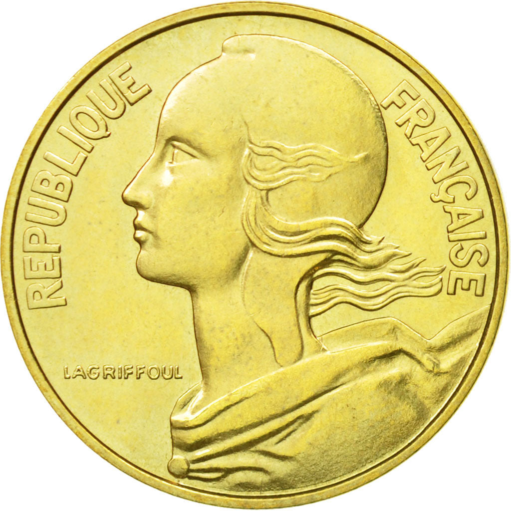 Coin, France, Marianne, 20 Centimes, 1971, Paris, MS(63), Aluminum-Bronze