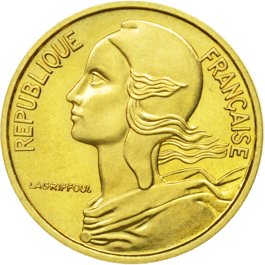 Coin, France, Marianne, 5 Centimes, 1971, Paris, MS(63), Aluminum-Bronze