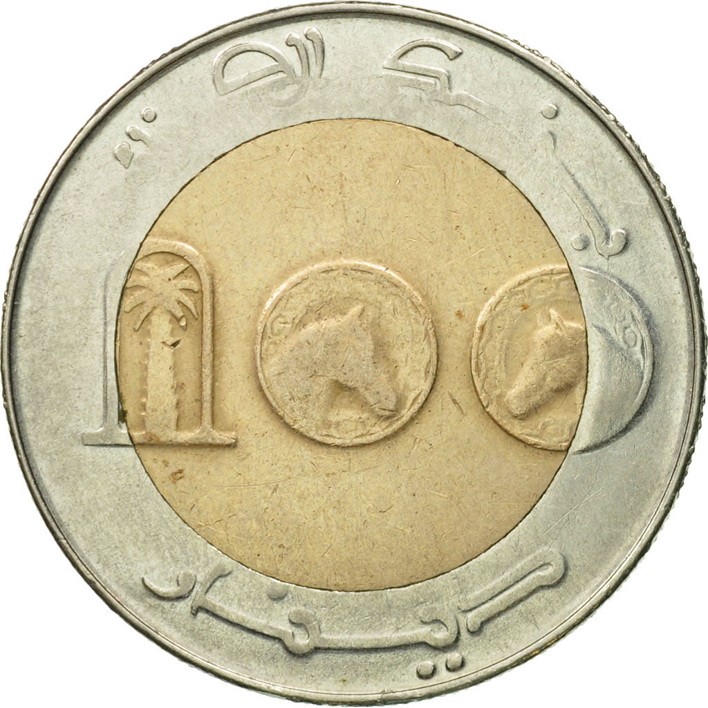 Coin, Algeria, 100 Dinars, 2007, Algiers, VF(20-25), Bi-Metallic, KM:132