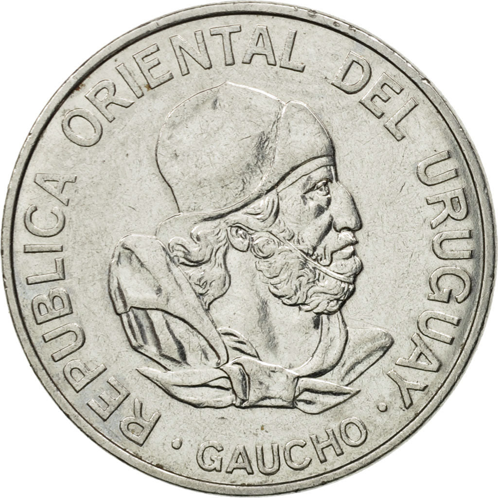 Coin, Uruguay, 100 Nuevos Pesos, 1989, Paris, AU(50-53), Stainless Steel, KM:96