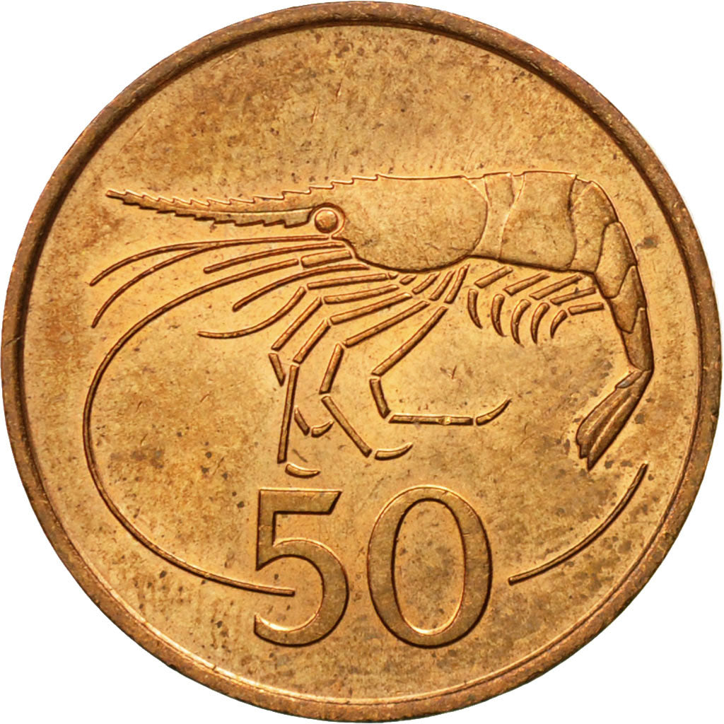 Coin, Iceland, 50 Aurar, 1981, AU(50-53), Bronze, KM:26