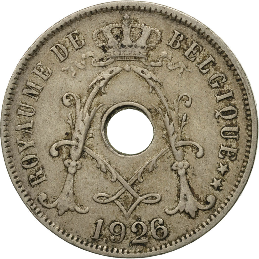 Coin, Belgium, 25 Centimes, 1926, EF(40-45), Copper-nickel, KM:68.1