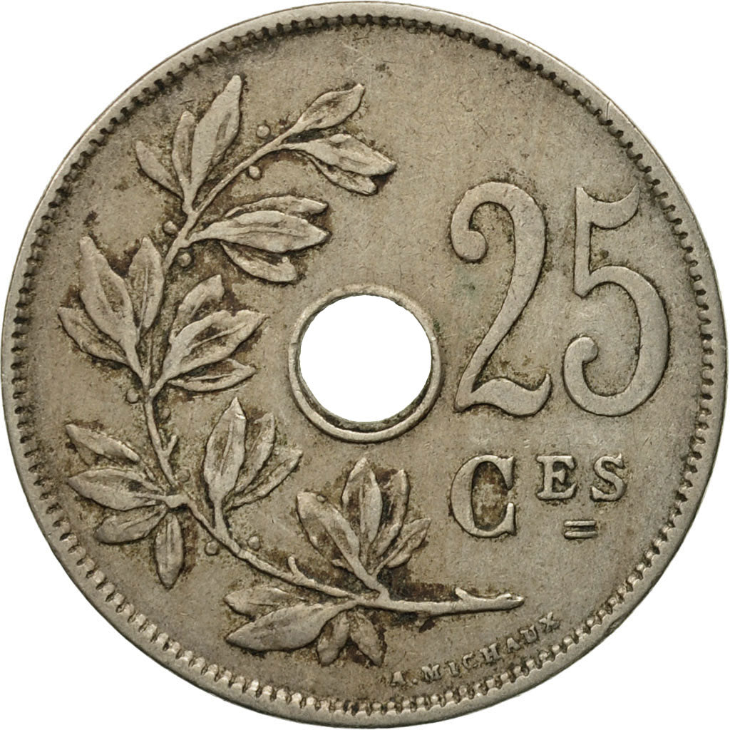Coin, Belgium, 25 Centimes, 1926, EF(40-45), Copper-nickel, KM:68.1