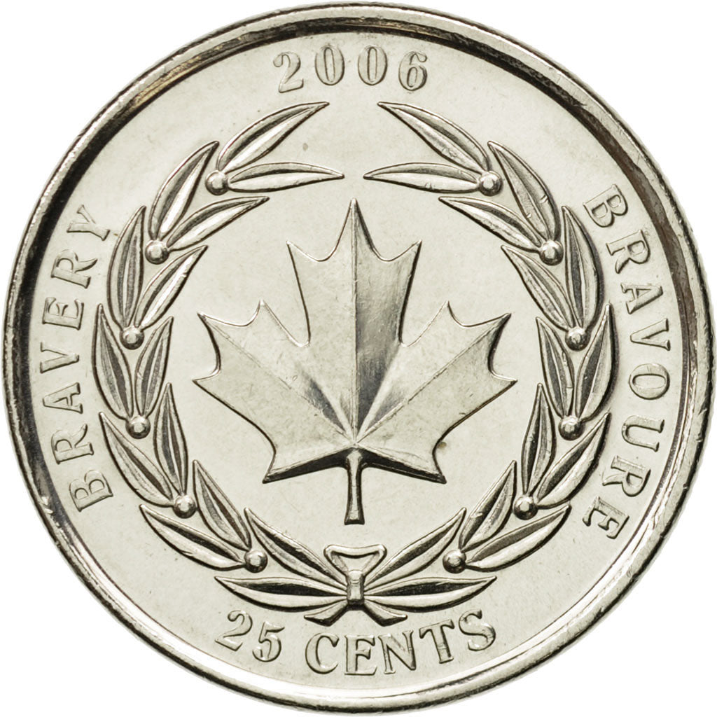 Coin, Canada, Elizabeth II, 25 Cents, 2006, Royal Canadian Mint, Winnipeg