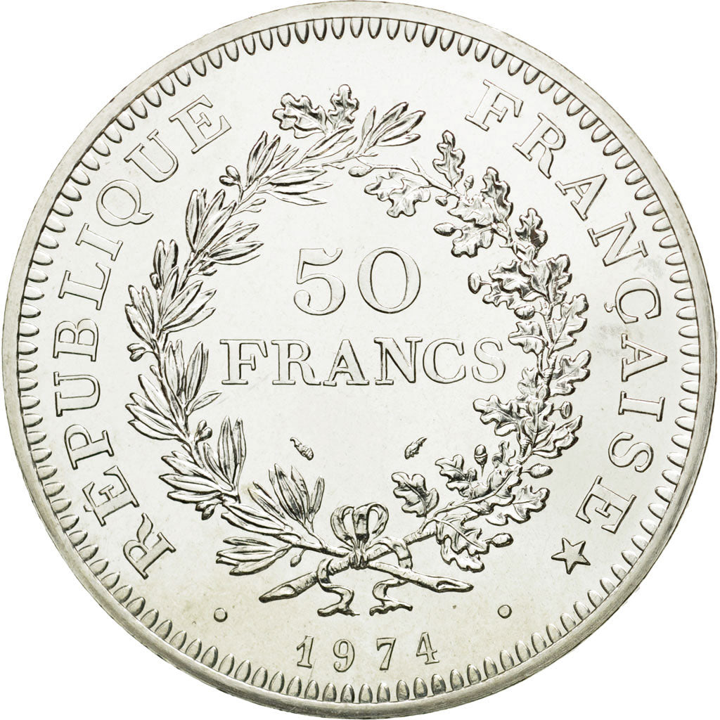 Monnaie, France, Hercule, 50 Francs, 1974, Paris, FDC, Argent, Gadoury:882
