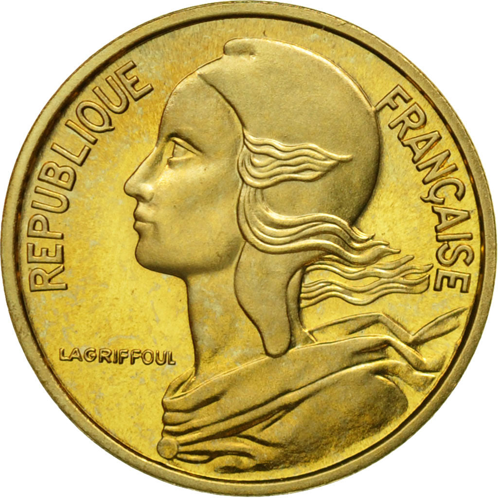 Coin, France, Marianne, 5 Centimes, 1974, Paris, MS(65-70), Aluminum-Bronze