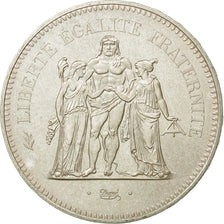Coin, France, Hercule, 50 Francs, 1975, Paris, MS(63), Silver, KM:941.1