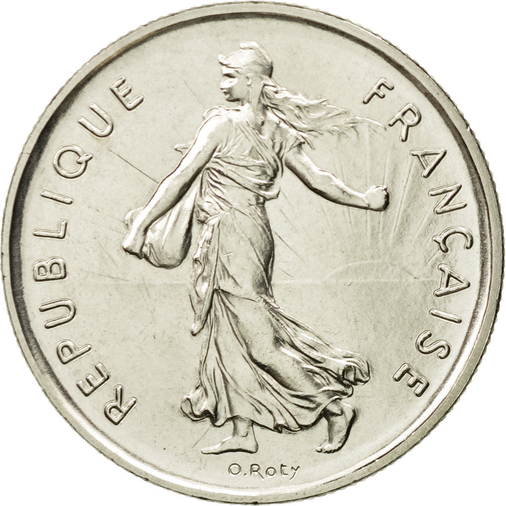 Coin, France, Semeuse, 5 Francs, 1973, Paris, MS(65-70), Nickel Clad