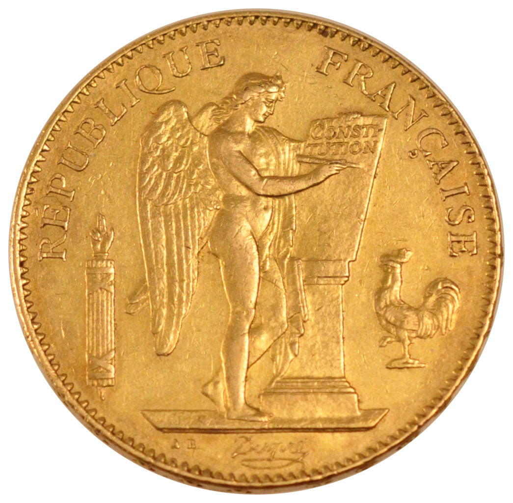 FRANCE, 50 Francs, 1878, Paris, AU(55-58), Gold, Gadoury #1113, 16.10