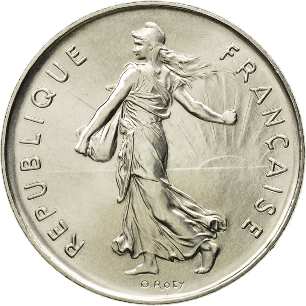Moneda, Francia, Semeuse, 5 Francs, 1986, Paris, SC, Níquel recubierto de cobre