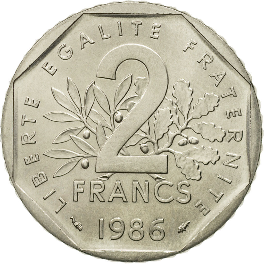 Monnaie, France, Semeuse, 2 Francs, 1986, Paris, SPL, Nickel, Gadoury:547