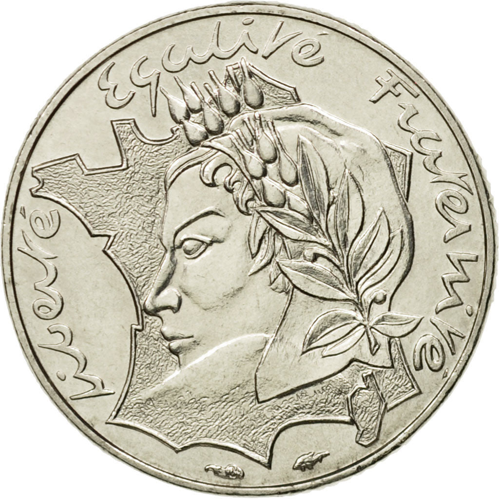 Moneta, Francia, Jimenez, 10 Francs, 1986, Paris, SPL, Nichel, KM:959