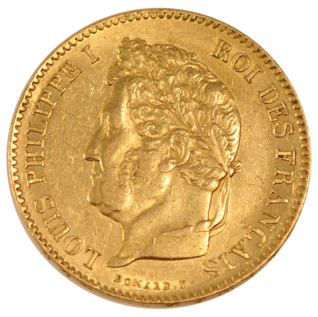 FRANCE, Louis-Philippe, 40 Francs, 1831, Paris, KM #747.1, AU(50-53), Gold,...