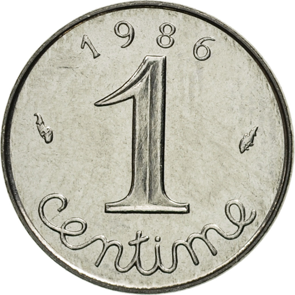 Moneta, Francia, Épi, Centime, 1986, Paris, SPL, Acciaio inossidabile, KM:928